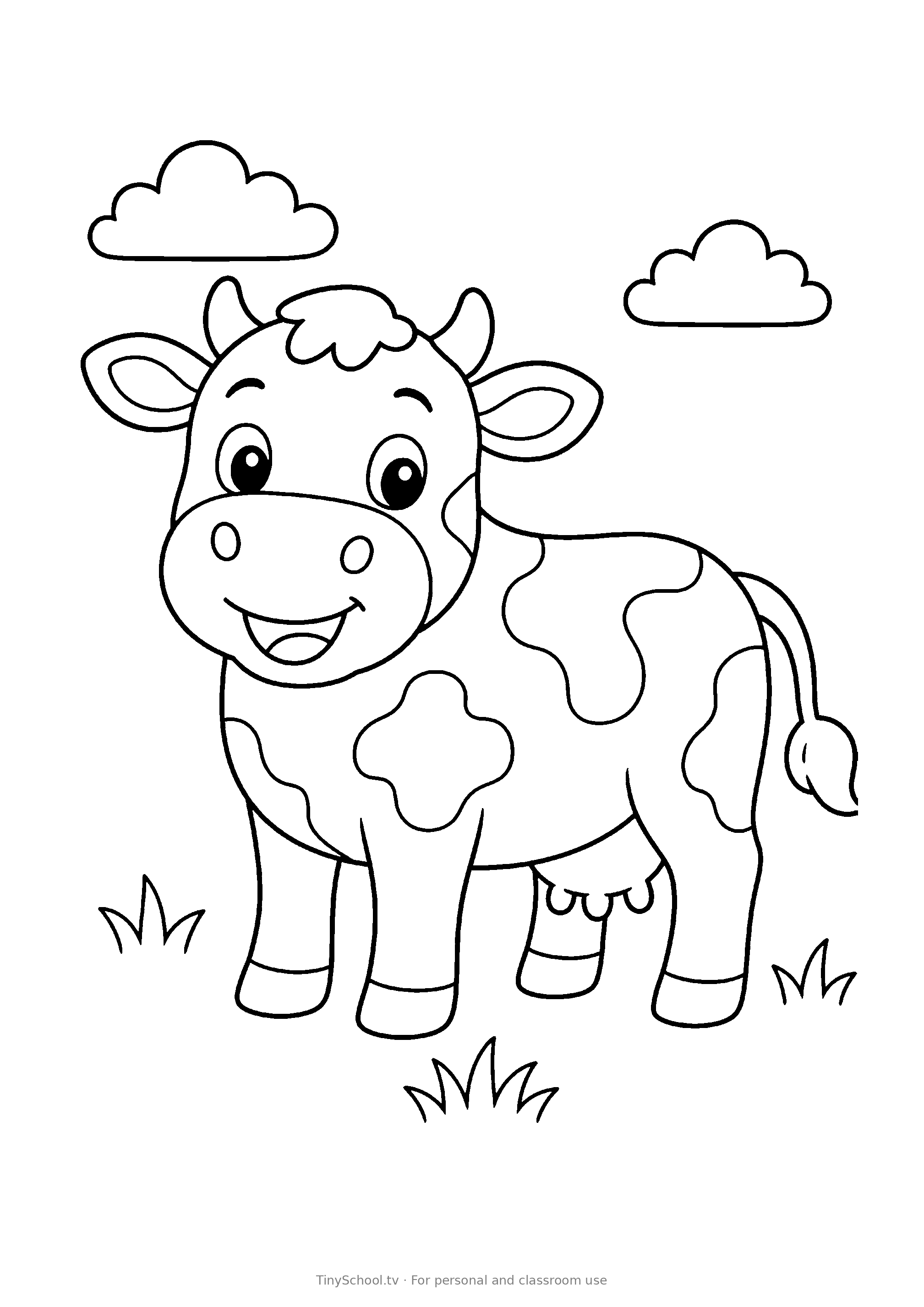Color the cow